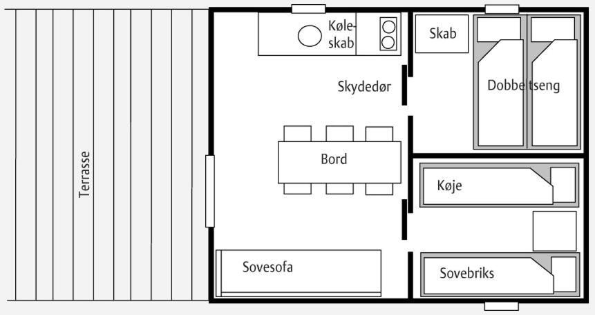 Ostersoparken Camping Hotel Gedser Room photo